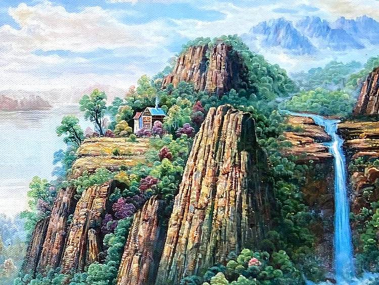 黄伟能画家人【仙境】