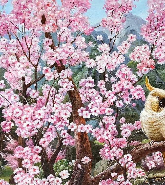 黄伟能画家油画《英明神武》