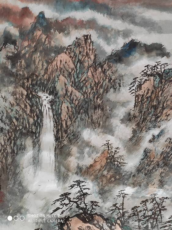 穿山越岭飞流急