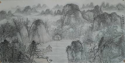省美协 邓忠付 《玉树栖浮云》