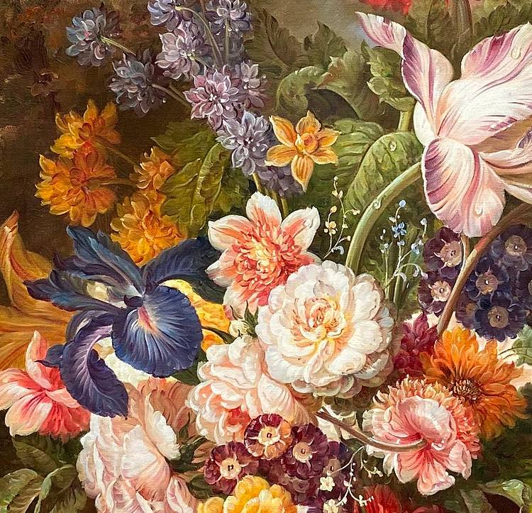 黄伟能画家精品【百花绽放】