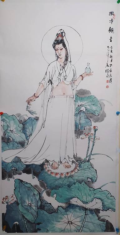 中国美术家协会会员 与范扬，马海方，王西京并称四大家 姜耀南