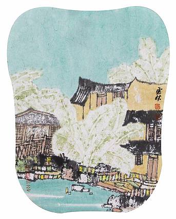 中美协会员 国家一级美术师 满威 山水 国画
