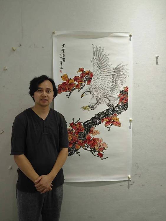 中国美术家协会会员 杨秀泽 鸿业英姿 展览获奖作品