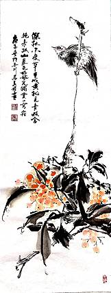 职业画家 马美娟 《残秋》