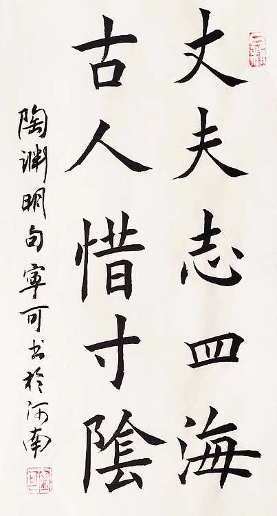 陕西省长安书画研究院-宁可 书法4