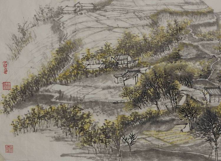 绿野       梁玺写生精品