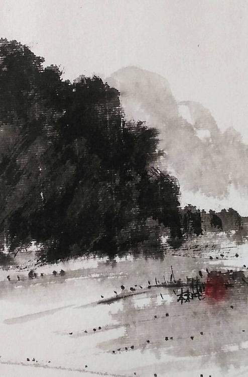 中国美术家协会会员林凡，原名王建华《当代水墨》二