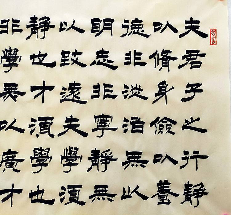 河北省书协会员何守国  诫子书