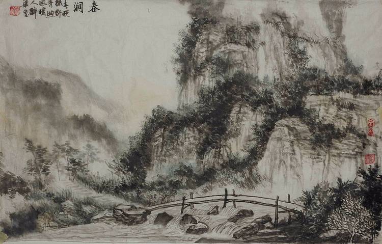 春涧    梁玺写生精品