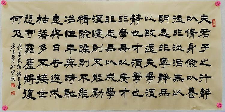 河北省书协会员何守国  诫子书