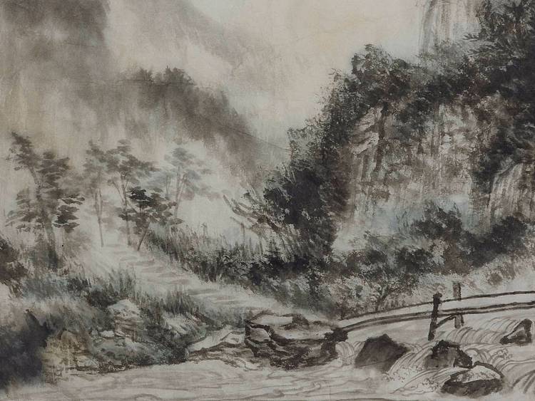 春涧    梁玺写生精品