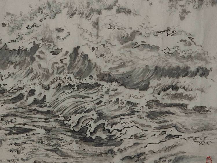 春潮     梁玺写生精品