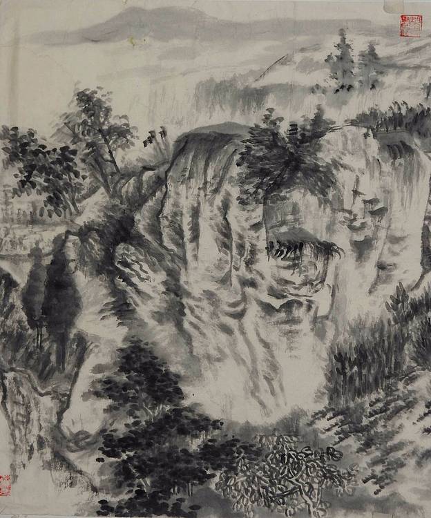 春雨蒙蒙     梁玺写生精品