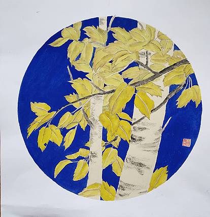 山东省当代工笔画院画家韩蕊