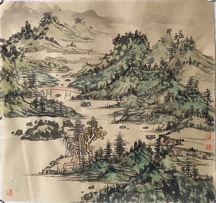 吴峥小品山水之二