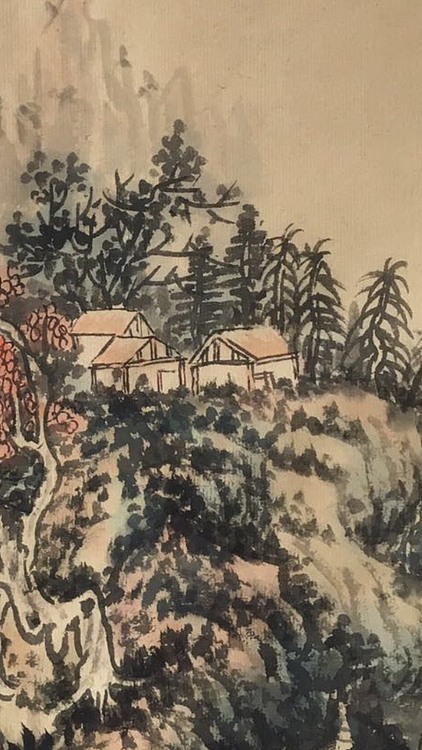 吴峥小品山水画之五