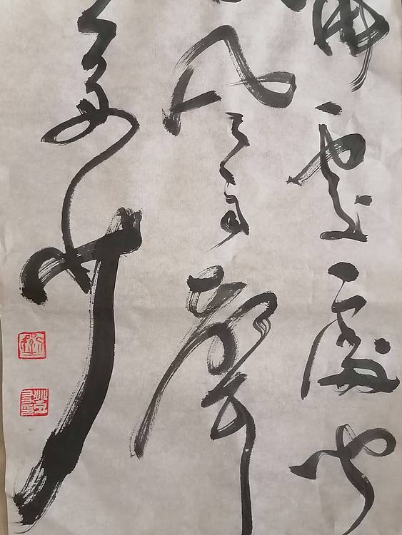 中国书画协会会员，知名书法家。