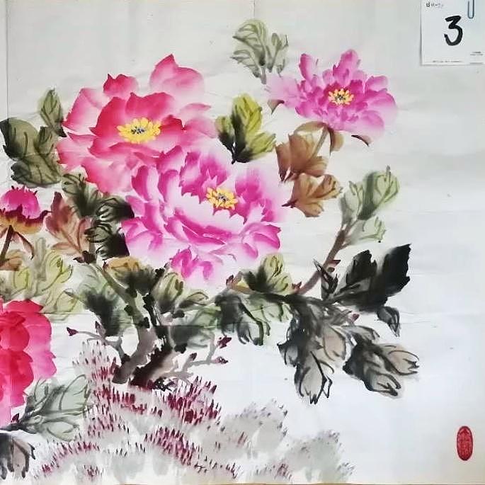 长安于右任书画艺术研究院副院长 吕选利 花鸟3