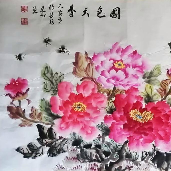 长安于右任书画艺术研究院副院长 吕选利 花鸟3