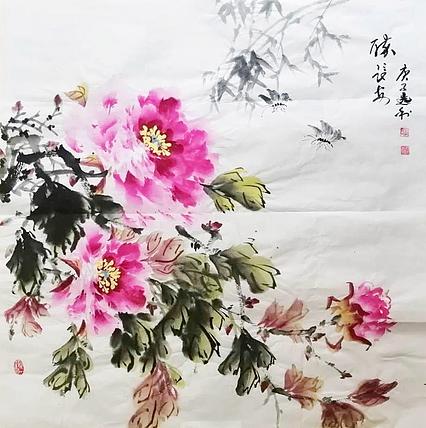 长安于右任书画艺术研究院副院长 吕选利 花鸟8