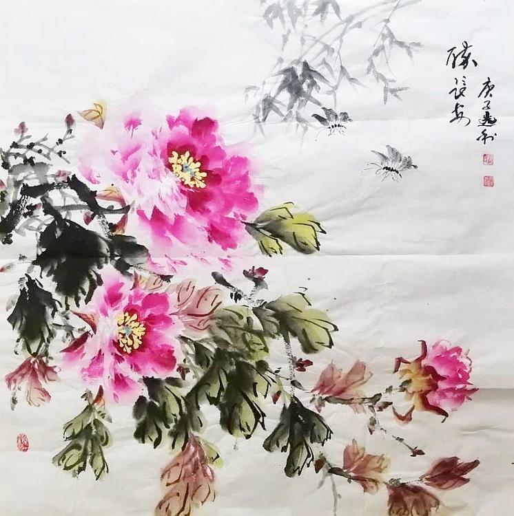 长安于右任书画艺术研究院副院长 吕选利 花鸟8