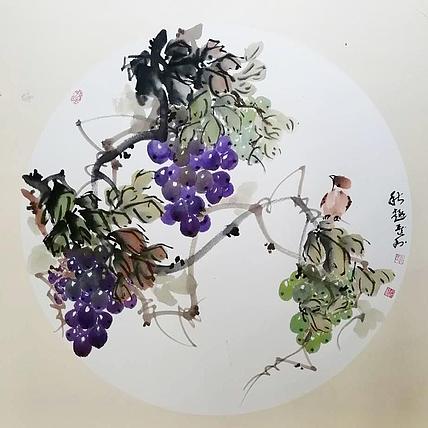 长安于右任书画艺术研究院副院长 吕选利 花鸟23