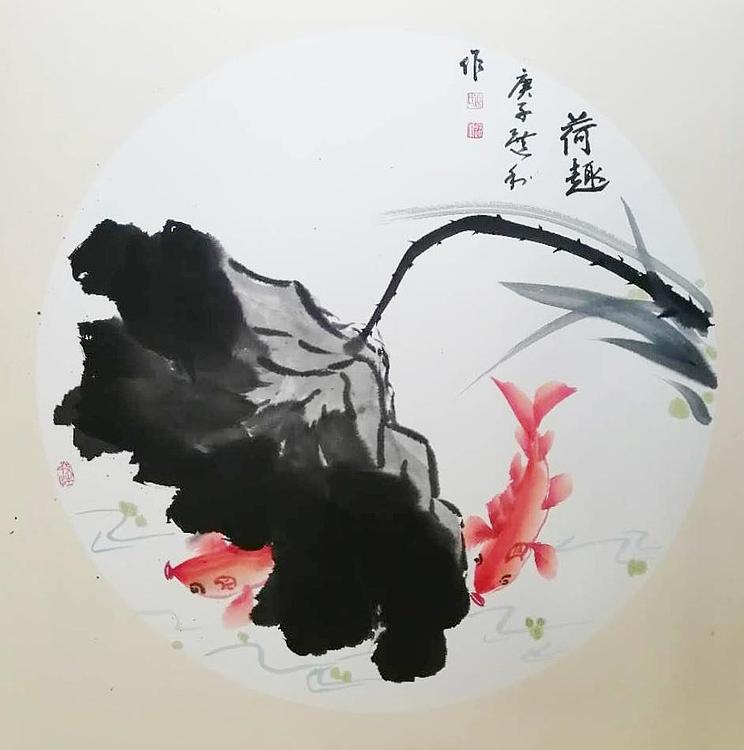 长安于右任书画艺术研究院副院长 吕选利 花鸟25