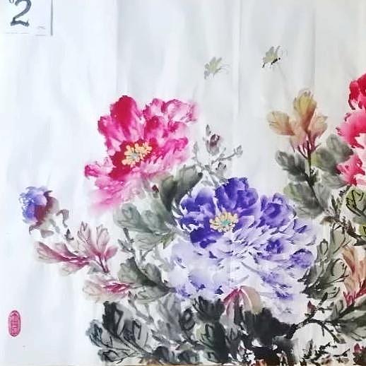 长安于右任书画艺术研究院副院长 吕选利 花鸟2