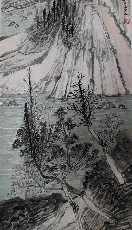 省级画家于祖英《山河明净》