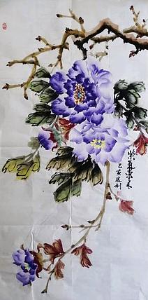 长安于右任书画艺术研究院副院长 吕选利 花鸟6
