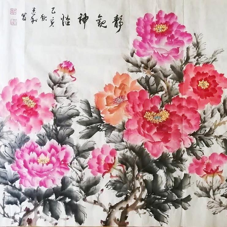 长安于右任书画艺术研究院副院长 吕选利 花鸟1