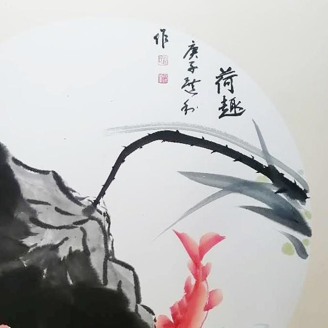长安于右任书画艺术研究院副院长 吕选利 花鸟25