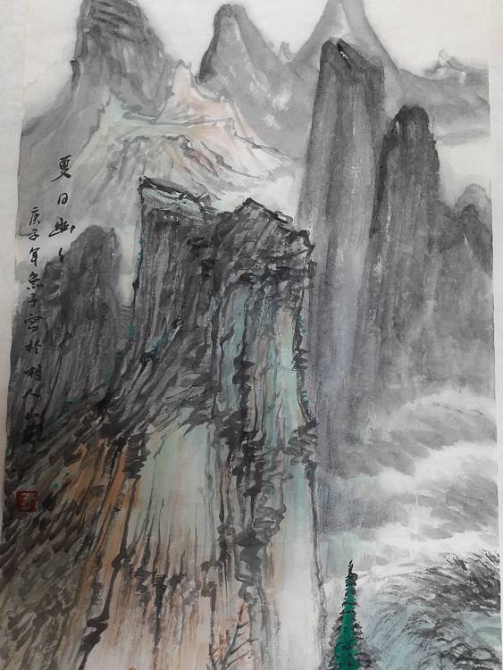 省级画家于祖英《夏日悠悠》
