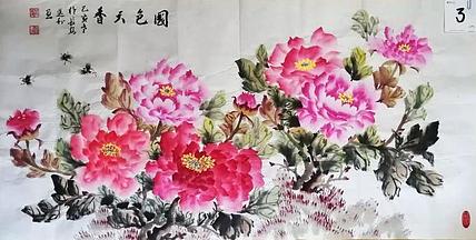 长安于右任书画艺术研究院副院长 吕选利 花鸟3