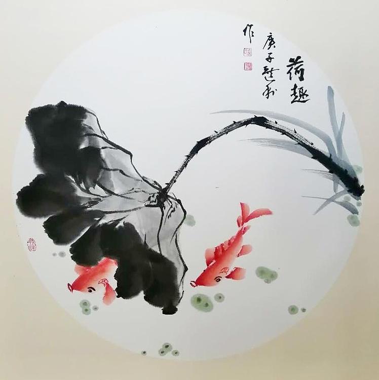长安于右任书画艺术研究院副院长 吕选利 花鸟22