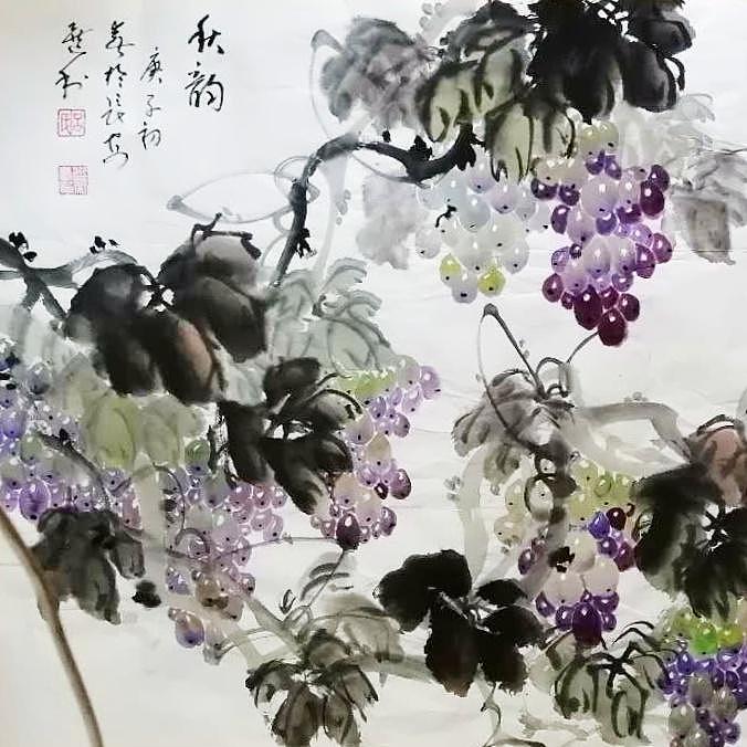 长安于右任书画艺术研究院副院长 吕选利 花鸟13