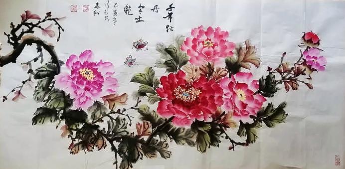长安于右任书画艺术研究院副院长 吕选利 花鸟4