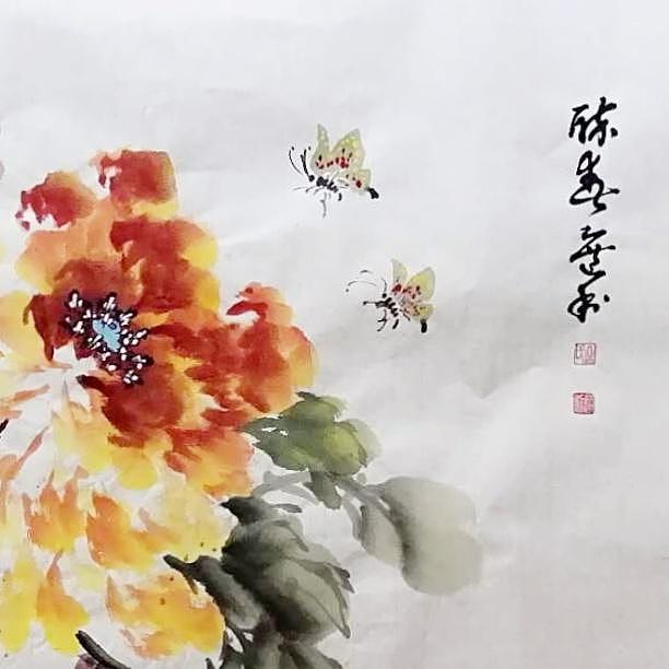 长安于右任书画艺术研究院副院长 吕选利 花鸟9