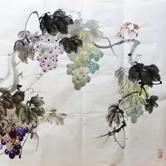 长安于右任书画艺术研究院副院长 吕选利 花鸟13