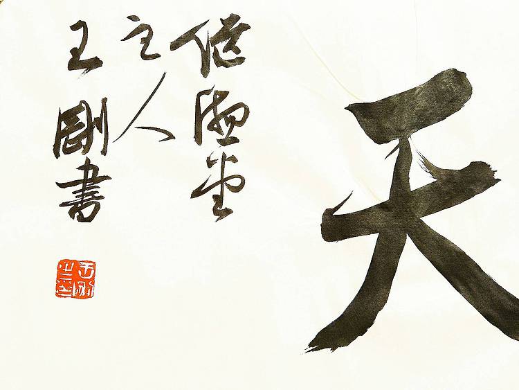 云鹤游天  著名学者书法家王刚作品