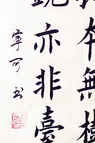 陕西省长安书画研究院-宁可 书法7