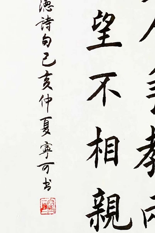 陕西省长安书画研究院-宁可 书法25