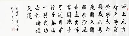 陕西省长安书画研究院-宁可 书法9