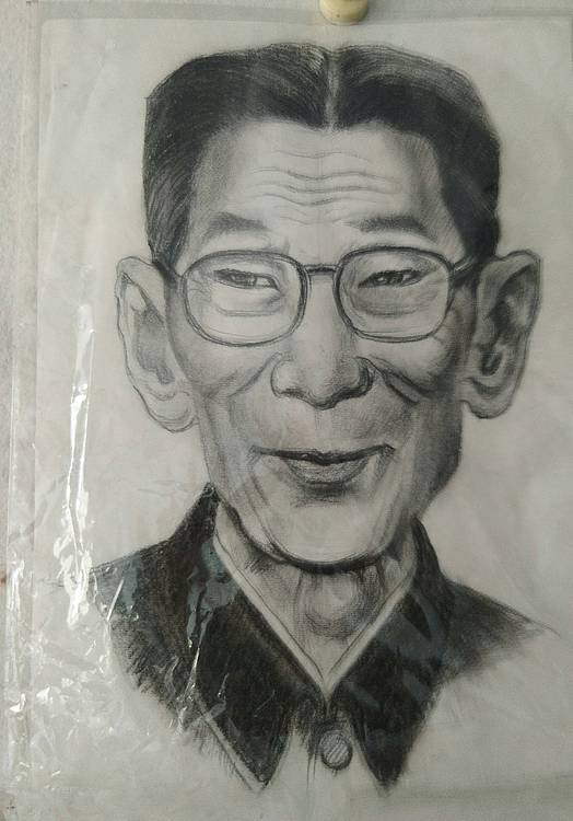 裏移畫叟 肖像藝品