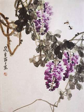陕西省美术家协会会员 罗平 花鸟1