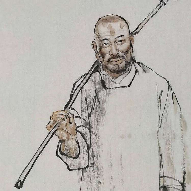 陕西省美术家协会会员 罗平 人物5