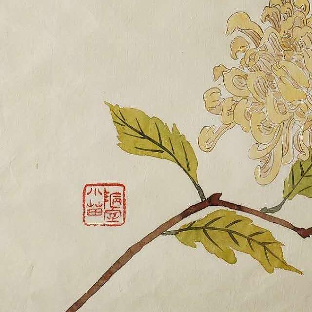 传承敦煌壁画，各大寺庙收藏，杨东苗 花鸟