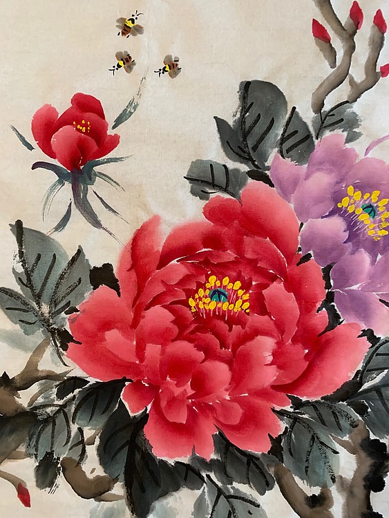 曼雪 陈彦老师作品《富贵吉祥》