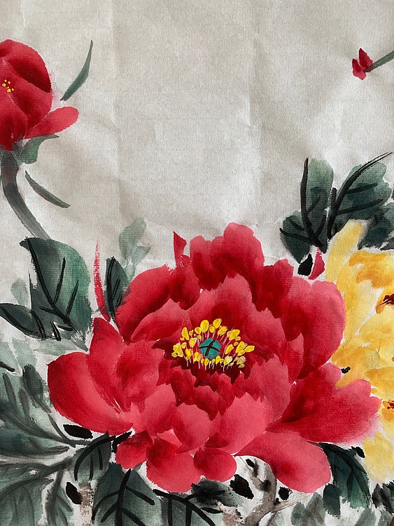 曼雪 陈彦老师作品《富贵吉祥》